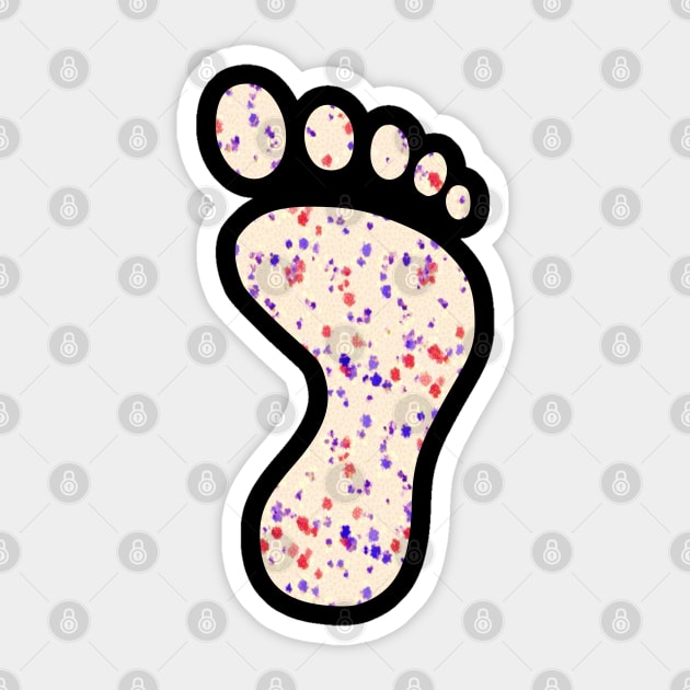 Pretty Foot Sticker by MarieStar